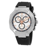 Tissot T Race Chronograph White Dial Black Rubber Strap Watch For Men - T141.417.17.011.00 Buy Now By Tissot