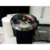 Hugo Boss Motorsport Special Edition Black Dial Black Rubber Strap Watch For Men - HB1512662 Buy Now By Hugo Boss