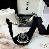 Hugo Boss Motorsport Special Edition Black Dial Black Rubber Strap Watch For Men - HB1512662 Buy Now By Hugo Boss