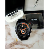 Hugo Boss Motorsport Special Edition Black Dial Black Rubber Strap Watch For Men - HB1512662 Buy Now By Hugo Boss