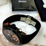 Hugo Boss Motorsport Special Edition Black Dial Black Rubber Strap Watch For Men - HB1512662 Buy Now By Hugo Boss