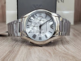 Emporio Armani Valente Chronograph Silver Dial Silver Steel Strap Watch For Men - AR11081 Buy Now By Emporio Armani
