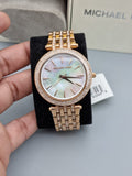 Michael Kors Darci Mother of Pearl Dial Rose Gold Steel Strap Watch for Women - MK3220 Buy Now By Michael Kors