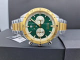 Hugo Boss Santiago Green Dial Two Tone Steel Strap Watch for Men - 1513872 Buy Now By Hugo Boss