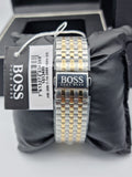 Hugo Boss Navigator White Dial Two Tone Steel Strap Watch for Men - 1513499 Buy Now By Hugo Boss