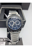 Hugo Boss Supernova Chronograph Blue Dial Silver Steel Strap Watch for Men - 1513360 Buy Now By Hugo Boss