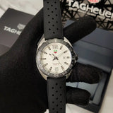 Tag Heuer Formula 1 Quartz White Dial Black Rubber Strap Watch for Men - WAZ1111.FT8023 Buy Now By Tag Heuer