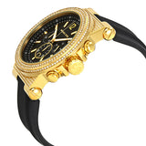 Michael Kors Dylan Chronograph Black Dial Black Rubber Strap Watch For Women - MK8556 Buy Now By Michael Kors