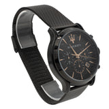 Maserati Epoca Chronograph Black Dial Black Mesh Strap Watch For Men - R8873618013 Buy Now By Maserati