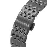 Versace Viamond Quartz Black Dial Grey Steel Strap Watch For Men - VEPO00520 Buy Now By Versace