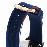 Tommy Hilfiger Bank Multifunction Quartz White Dial Blue Rubber Strap Watch for Men - 1791778 Buy Now By Tommy Hilfiger