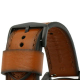 Fossil Bronson Black Dial Brown Leather Strap Watch for Men - FS5714 Buy Now By Fossil