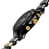 Versace Icon Active Chronograph Black Dial Black Steel Strap Watch for Men - VEZ700421 Buy Now By Versace