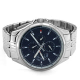 Tommy Hilfiger Shawn Multifunction Quartz Blue Dial Silver Steel Strap Watch for Men - 1791612 Buy Now By Tommy Hilfiger
