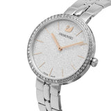 Swarovski Cosmopolitan Diamond Powder Silver Dial Silver Steel Strap Watch for Women - 5517807 Buy Now By Swarovski