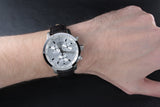 Tissot PRC 200 Chronograph Silver Dial Brown Leather Strap Watch For Men - T055.417.16.037.00 Buy Now By Tissot