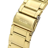 Guess Raven Diamonds Gold Dial Gold Steel Strap Watch for Women - GW0104L2 Buy Now By Guess