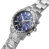 Guess Altitude Chronograph Blue Dial Silver Steel Strap Watch for Men - GW0329G1 Buy Now By Guess
