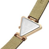 Guess Fame Quartz Rose Gold Dial Brown Leather Strap Watch For Women - GW0548L2 Buy Now By Guess