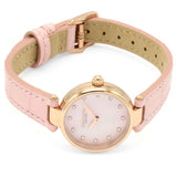 Coach Hayley Mother of Pearl Pink Dial Pink Leather Strap Watch for Women - 14503537 Buy Now By Coach