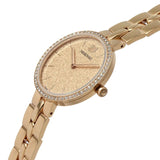 Swarovski Cosmopolitan Diamond Powder Gold Dial Rose Gold Steel Strap Watch for Women - 5517800 Buy Now By Swarovski