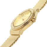 Michael Kors Lennox Three-Hand Gold Dial Gold Mesh Bracelet Watch For Women - MK7335 Buy Now By Michael Kors
