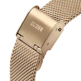 Guess Tapestry Diamonds Rose Gold Dial Rose Gold Mesh Bracelet Watch for Women - GW0354L3 Buy Now By Guess