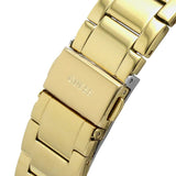 Guess Moonlight Multi Function Diamonds Gold Dial Gold Steel Strap Watch for Women - GW0320L2 Buy Now By Guess