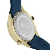 Hugo Boss Globetrotter Blue Dial Blue Silicone Strap Watch for Men - 1513822 Buy Now By Hugo Boss