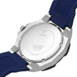 Guess Genesis Multi Function Analog Blue Dial Blue Rubber Strap Watch For Men - W1254G1 Buy Now By Guess