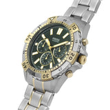 Fossil Garrett Chronograph Green Dial Two Tone Steel Strap Watch for Men - FS5622 Buy Now By Fossil