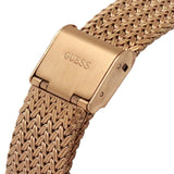 Guess Soiree Diamonds Rose Gold Dial Rose Gold Mesh Bracelet Watch for Women - GW0402L3 Buy Now By Guess