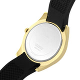 Guess Clarity Gold Dial Black Silicone Strap Watch for Women - GW0109L1 Buy Now By Guess
