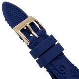 Guess Crown Jewel Diamonds White Dial Blue Rubber Strap Watch for Women - GW0411L2 Buy Now By Guess