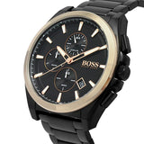 Hugo Boss Grandmaster Black Dial Black Steel Strap Watch for Men - 1513885 Buy Now By Hugo Boss