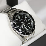 Citizen Promaster Diver Chronograph Black Dial Silver Steel Strap Watch For Men - BN0190-82E Buy Now By Citizen