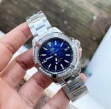 Tag Heuer Aquaracer Quartz Diamonds Blue Dial Silver Steel Strap Watch for Women - WAY131N.BA0748 Buy Now By Tag Heuer