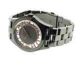 Marc Jacobs Henry Skeleton Black Dial Black Steel Strap Watch for Women - MBM3254 Buy Now By Marc Jacobs