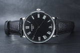 Tissot Everytime Medium Black Dial Black Leather Strap Watch For Men - T109.410.16.053.00 Buy Now By Tissot