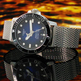 Tissot Seastar 1000 Powermatic 80 Blue Dial SIlver Mesh Bracelet Watch For Men - T120.407.11.041.02 Buy Now By Tissot