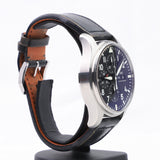 IWC Pilot's Watch Chronograph Black Dial Black Leather Strap Watch for Men - IW377709 Buy Now By IWC