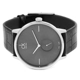 Calvin Klein Accent Black Dial Black Leather Strap Watch for Men - K2Y211C3 Buy Now By Calvin Klein