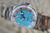 Breitling Superocean Automatic 36 Turquoise Dial Silver Steel Strap Watch for Men - A17377211C1A1 Buy Now By Breitling
