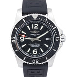 Breitling Superocean II 44mm Black Dial Black Rubber Strap Watch for Men - A17367D71B1S2 Buy Now By Breitling