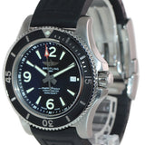Breitling Superocean II 44mm Black Dial Black Rubber Strap Watch for Men - A17367D71B1S2 Buy Now By Breitling