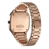 D1 Milano Square Champagne Gold Dial Gold Steel Strap Watch for Unisex - D1-SQBJ04 Authentic Buy Shop Now