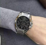 Michael Kors Bradshaw Black Dial Silver Steel Strap Watch for Men - MK5705 Buy Now By Michael Kors