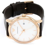 Emporio Armani Luigi White Dial Brown Leather Strap Watch For Men - AR2502 Buy Now By Emporio Armani
