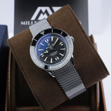 Breitling Superocean Heritage '57 Black Dial Silver Mesh Bracelet Watch for Men - A10370121B1A1 Buy Now By Breitling