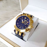 Versace Race GMT Blue Dial Blue Leather Strap Watch For Men - 29G70D282 Buy Now By Versace
